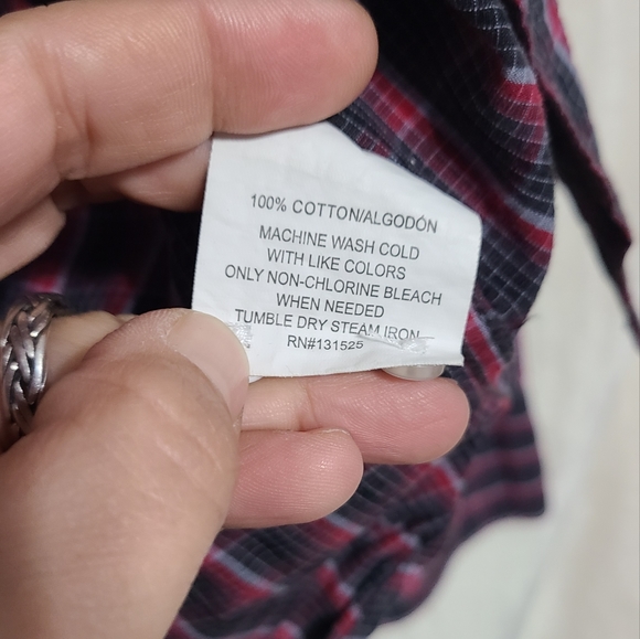 Bowery & Broome Men's Plaid Button Down Shirt Size L - Picture 2 of 4